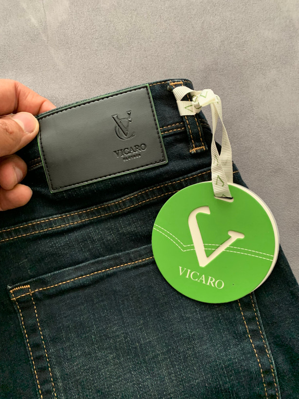 شلوار جین فوق لوکس ایتالیایی Vicaro مشکی